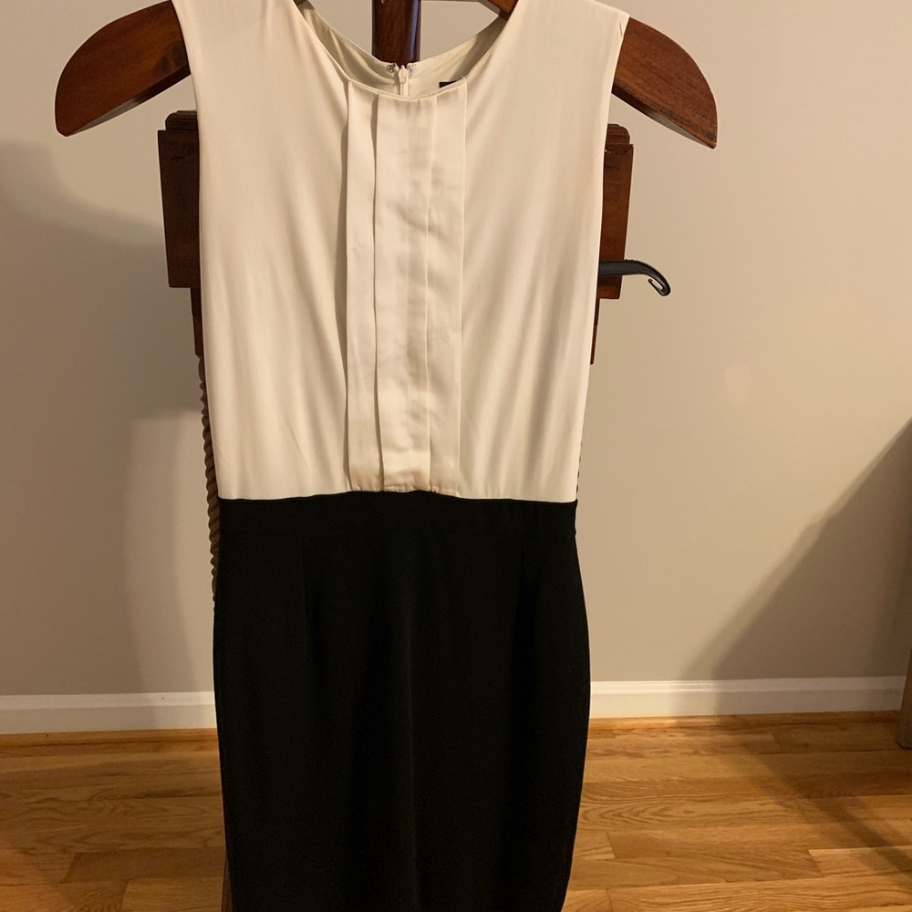 Mastik black and cream work dress